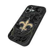 New Orleans Saints Paisley Bump Phone Case for Apple iPhone