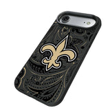 New Orleans Saints Paisley Bump Phone Case for Apple iPhone