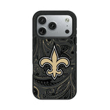 New Orleans Saints Paisley Bump Phone Case for Apple iPhone