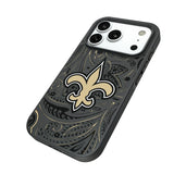 New Orleans Saints Paisley Bump Phone Case for Apple iPhone