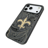 New Orleans Saints Paisley Bump Phone Case for Apple iPhone