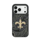 New Orleans Saints Paisley Bump Phone Case for Apple iPhone