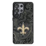 New Orleans Saints Paisley MagSafe Compatible Phone Case for Samsung Galaxy 26 Series