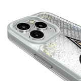 New Orleans Saints Personalized EndZone Plus Glitter Phone Case for Apple iPhone