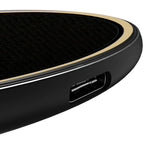 New Orleans Saints Personalized Endzone Solid 15-Watt Wireless Charger