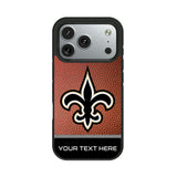 New Orleans Saints Personalized Football Bump Phone Case for Apple iPhone