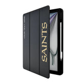 New Orleans Saints Personalized Linen Tablet Case for Apple iPad