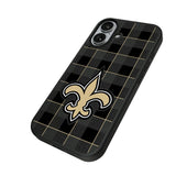New Orleans Saints Plaid MagSafe Compatible Phone Case for Apple iPhone