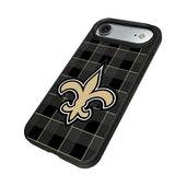 New Orleans Saints Plaid MagSafe Compatible Phone Case for Apple iPhone