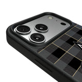 New Orleans Saints Plaid MagSafe Compatible Phone Case for Apple iPhone