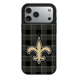 New Orleans Saints Plaid MagSafe Compatible Phone Case for Apple iPhone