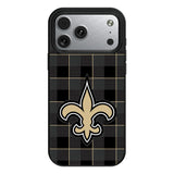 New Orleans Saints Plaid MagSafe Compatible Phone Case for Apple iPhone