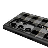 New Orleans Saints Plaid MagSafe Compatible Phone Case for Samsung Galaxy