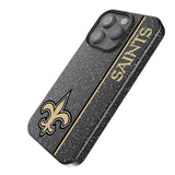 New Orleans Saints Sidebar Black Bling Phone Case for Apple iPhone