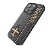 New Orleans Saints Sidebar Black Bling Phone Case for Apple iPhone