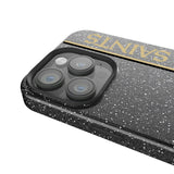 New Orleans Saints Sidebar Black Bling Phone Case for Apple iPhone