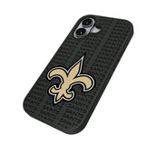 New Orleans Saints Text Backdrop Bump Phone Case for Apple iPhone