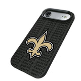 New Orleans Saints Text Backdrop Bump Phone Case for Apple iPhone