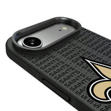 New Orleans Saints Text Backdrop Bump Phone Case for Apple iPhone
