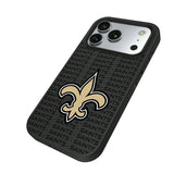 New Orleans Saints Text Backdrop Bump Phone Case for Apple iPhone