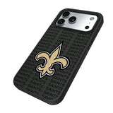 New Orleans Saints Text Backdrop Bump Phone Case for Apple iPhone