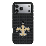 New Orleans Saints Text Backdrop Bump Phone Case for Apple iPhone