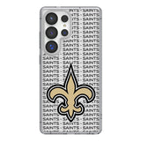 New Orleans Saints Text Backdrop Clear Phone Case for Samsung Galaxy