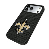 New Orleans Saints Text Backdrop MagSafe Compatible Phone Case for Apple iPhone