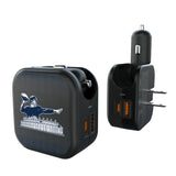 New York Giants 1960-1966 Historic Collection Linen 2 in 1 USB A/C Charger