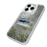New York Giants 1960-1966 Historic Collection Linen Glitter Phone Case for Apple iPhone