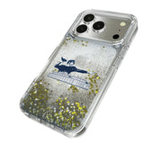 New York Giants 1960-1966 Historic Collection Linen Glitter Phone Case for Apple iPhone