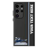 New York Giants 1960-1966 Historic Collection Personalized Sidebard MagSafe Compatible Phone Case for Samsung Galaxy