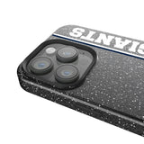 New York Giants 1960-1966 Historic Collection Sidebar Black Bling Phone Case for Apple iPhone