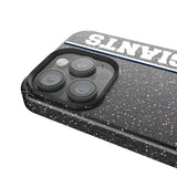 New York Giants 1960-1966 Historic Collection Sidebar Black Bling Phone Case for Apple iPhone