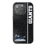 New York Giants 1960-1966 Historic Collection Sidebar Black Bling Phone Case for Apple iPhone