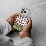 New York Giants Brick Glitter Phone Case for Apple iPhone 17 Series