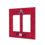 New York Giants Deco Hidden-Screw Light Switch Plate