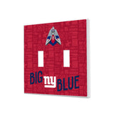New York Giants Deco Hidden-Screw Light Switch Plate
