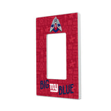 New York Giants Deco Hidden-Screw Light Switch Plate
