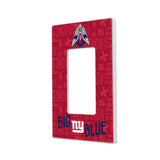 New York Giants Deco Hidden-Screw Light Switch Plate