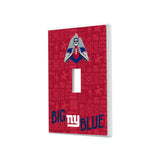 New York Giants Deco Hidden-Screw Light Switch Plate