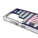 New York Giants Field Clear Phone Case for Samsung Galaxy