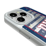New York Giants Field Glitter Phone Case for Apple iPhone