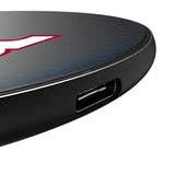 New York Giants Linen 15-Watt Wireless Charger