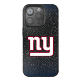 New York Giants Linen Black Bling Phone Case for Apple iPhone