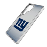 New York Giants Linen Clear Phone Case for Samsung Galaxy