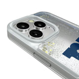 New York Giants Linen Glitter Phone Case for Apple iPhone