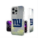 New York Giants Linen Glitter Phone Case for Apple iPhone