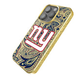 New York Giants Paisley Bling Phone Case for Apple iPhone