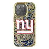 New York Giants Paisley Bling Phone Case for Apple iPhone